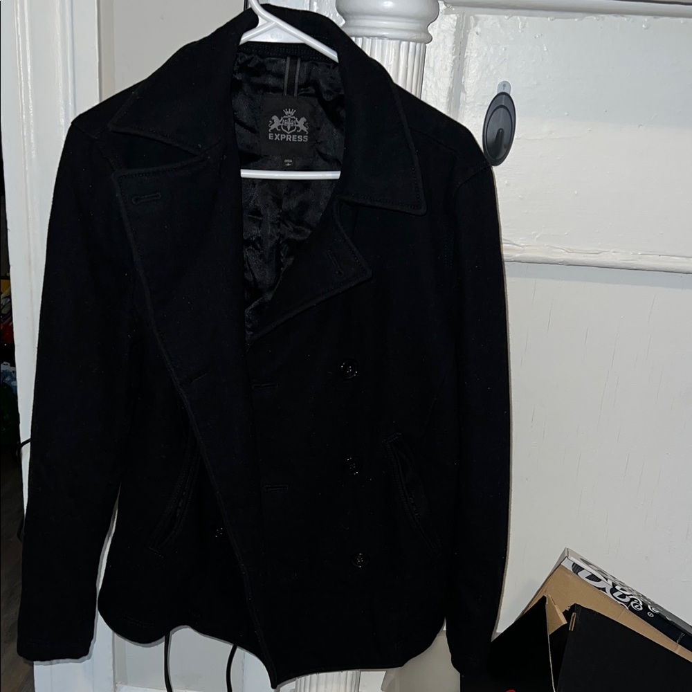 Express Classic Black Peacoat